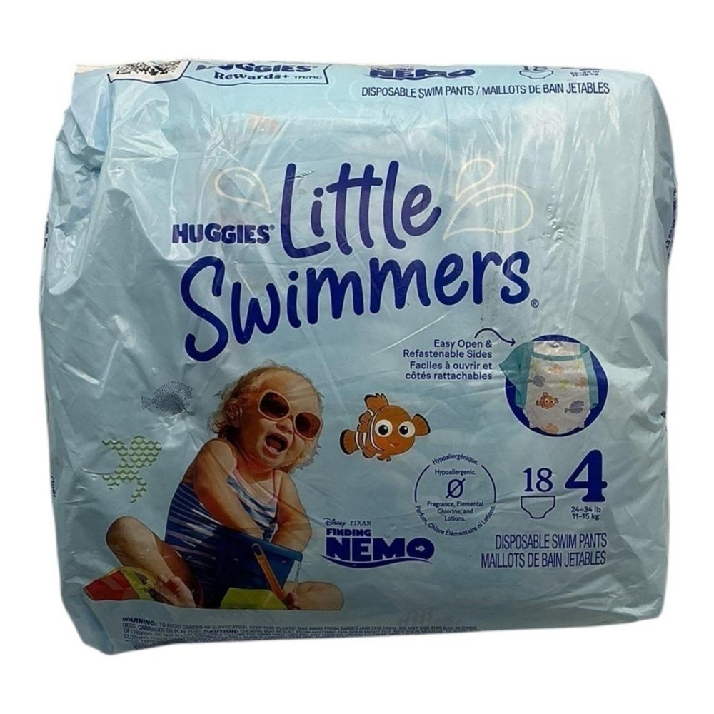 Huggies - Little Swimmers Swim Pants (Size 4, 18 Count) - Disposable